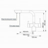 Смеситель для кухни WasserKRAFT A8047 Бронза темная латунь