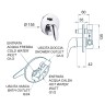 Смеситель для душа Remer Ten T09 Хром латунь встраиваемый