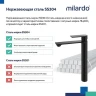 Смеситель для раковины Milardo Maze MAZBL01M01 Черный матовый