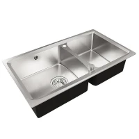 Кухонная мойка Oulin 86 OL-S8203 цвет Сатин