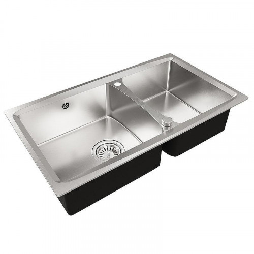 Кухонная мойка Oulin 86 OL-S8203 цвет Сатин