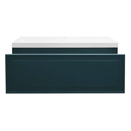 Тумба с раковиной Azario Беллони 100 CS00098074 подвесная цвет Зеленый