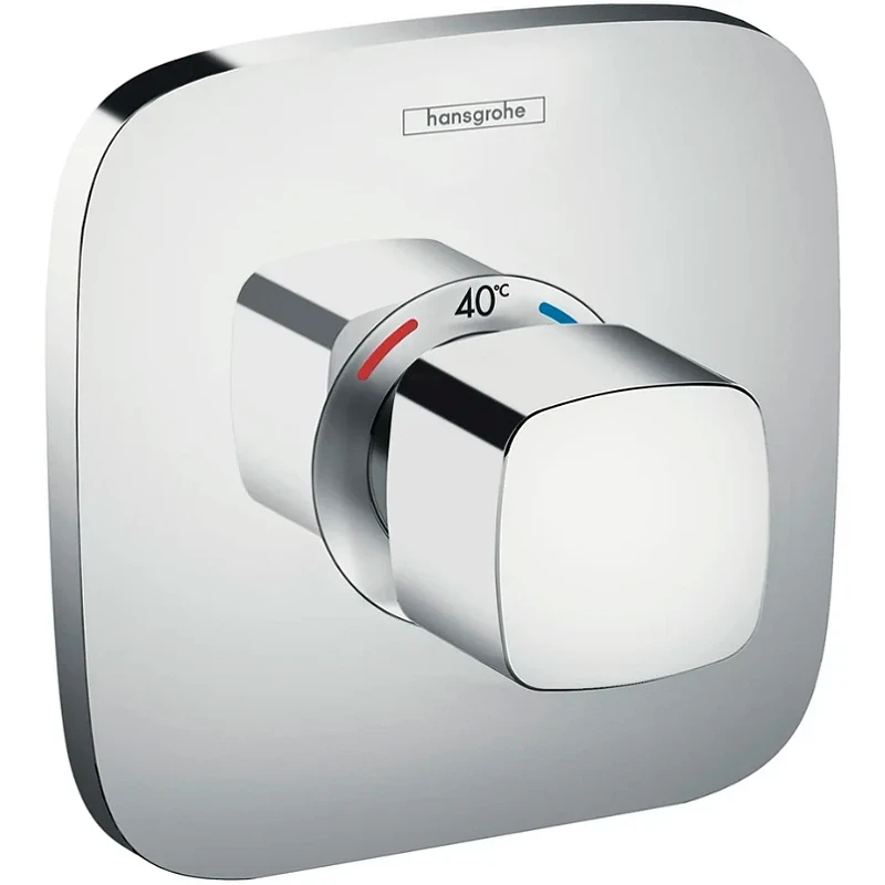 Смеситель для душа Hansgrohe Ecostat E Highflow 15706000 с термостатом Хром латунь встраиваемый
