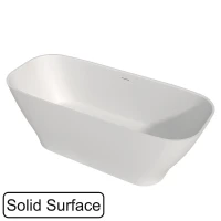 Ванна из искусственного камня Whitecross Clover 170x72 0220.170072.200 цвет Белый матовый