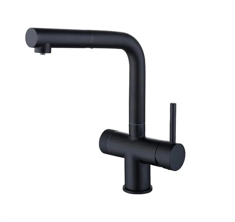 Смеситель для кухни Emar PVD ЕС - 7026 цвет Black