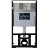 Унитаз с инсталляцией Azario AZ-8010-1000+AZ-2330 цвет Белый с сиденьем Микролифт
