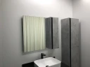 Зеркало со шкафом Comforty Эдинбург 90 00004147981 Бетон светлый МДФ / ЛДСП, стекло