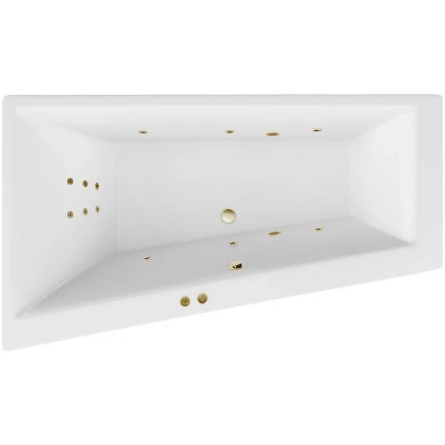 Акриловая ванна Excellent Sfera 170x100 L WAEX.SFL17.LINE.BR с гидромассажем