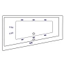 Акриловая ванна Excellent Sfera 170x100 L WAEX.SFL17.LINE.BR с гидромассажем