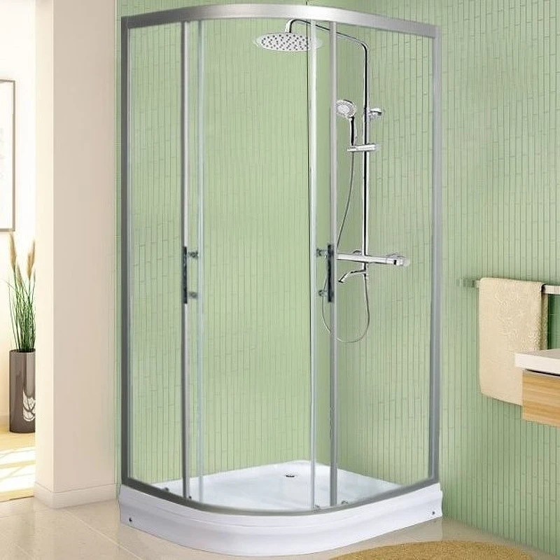 Душевой уголок WeltWasser WW500 С 120х90 R 10000012453 профиль Хром стекло прозрачное