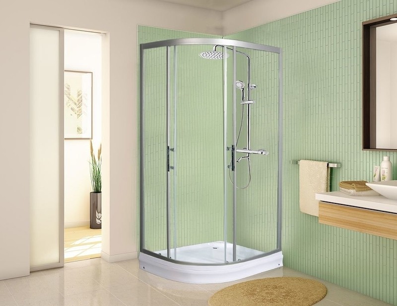 Душевой уголок WeltWasser WW500 С 120х90 R 10000012453 профиль Хром стекло прозрачное