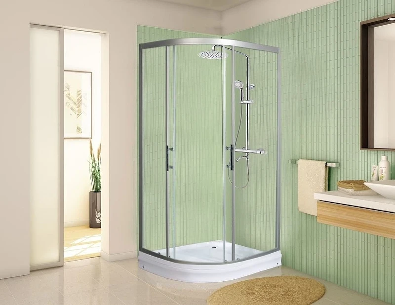 Душевой уголок WeltWasser WW500 С 120х90 R 10000012453 профиль Хром стекло прозрачное