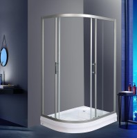 Душевой уголок WeltWasser WW500 С 120х90 R 10000012453 профиль Хром стекло прозрачное
