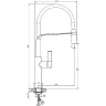 Смеситель для кухни Rush MS9035-35Black