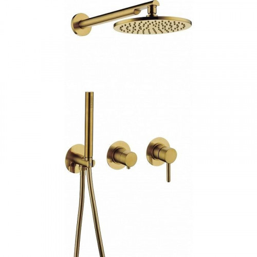 Душевая система Grocenberg GB5090GL Золото брашированное
