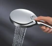 Ручной душ Grohe Rainshower SmartActive 26574LS0 Белая луна Хром латунь