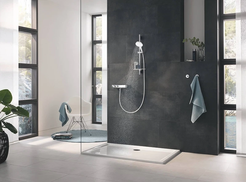 Ручной душ Grohe Rainshower SmartActive 26574LS0 Белая луна Хром латунь