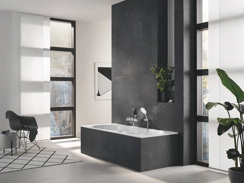 Ручной душ Grohe Rainshower SmartActive 26574LS0 Белая луна Хром латунь