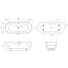 Акриловая ванна BelBagno 190x80 BB417-1900-800 без гидромассажа