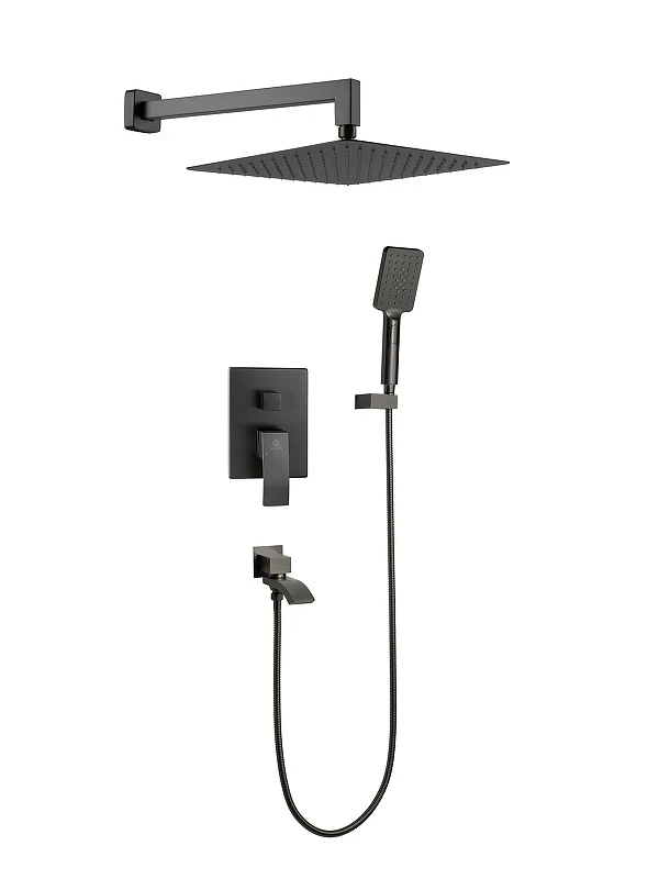Душевая система FILARETE Waterfall FL1010BG цвет Графит