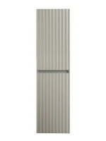 Шкаф пенал Art&Max Elegant 40 AM-ELEGANT-1500-2А-SO-GCM-LED подвесной цвет Светло-серый матовый