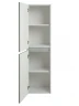 Шкаф пенал Art&Max Elegant 40 AM-ELEGANT-1500-2А-SO-GCM-LED подвесной цвет Светло-серый матовый