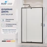 Душевая дверь RGW Passage PA-008B 110 350800812-24 профиль Черный матовый стекло матовое-сатинат