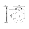 Унитаз с инсталляцией AM.PM Spirit FlashClean C701700WH+C707857WH + Grohe Rapid SL 38775001 с сиденьем Микролифт и клавишей смыва Хром