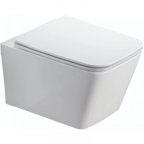 Унитаз Azario Nova AZ-2216 SP подвесной Белый с сиденьем Микролифт фаянс подвесной