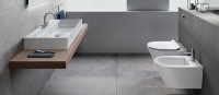 Раковина GSI Kube X 100 9423111 Белая фаянс подвесная, накладная