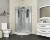 Душевая кабина Niagara Luxe NG-7715WBK 90x90 без гидромассажа