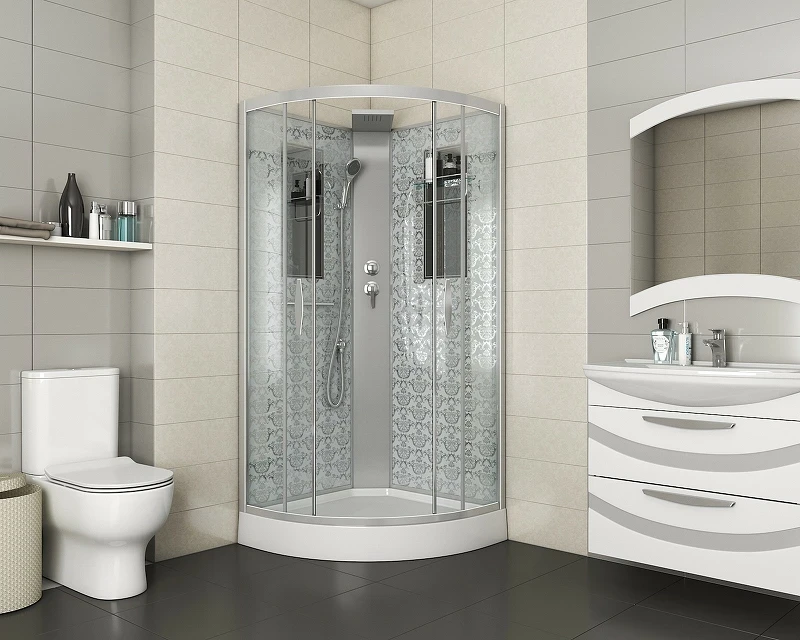 Душевая кабина Niagara Luxe NG-7715WBK 90x90 без гидромассажа