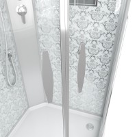Душевая кабина Niagara Luxe NG-7715WBK 90x90 без гидромассажа