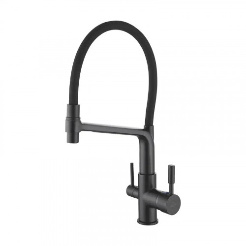 Смеситель для кухни Rose R658H цвет Черный