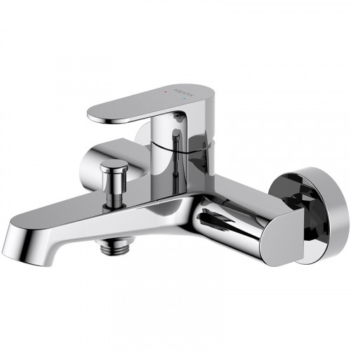 Смеситель для ванны Aquatek Оберон AQ1240CR Хром латунь на стену