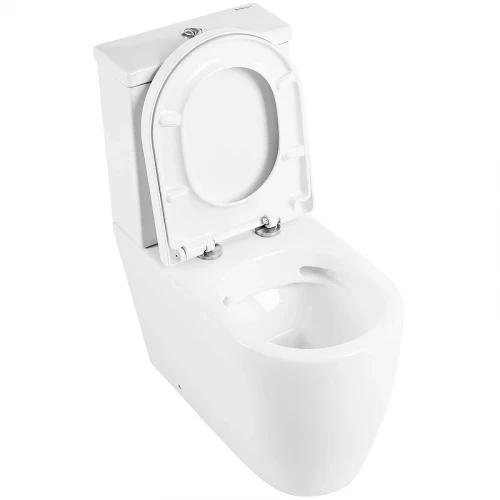 Унитаз компакт BelBagno Marino BB105CPR/BB105SC без бачка с сиденьем Микролифт фаянс напольный