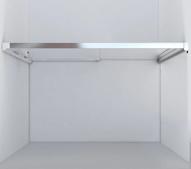Душевая дверь Vincea Lugano 130 VDS-1L130CLGM-1 профиль Вороненая сталь стекло прозрачное