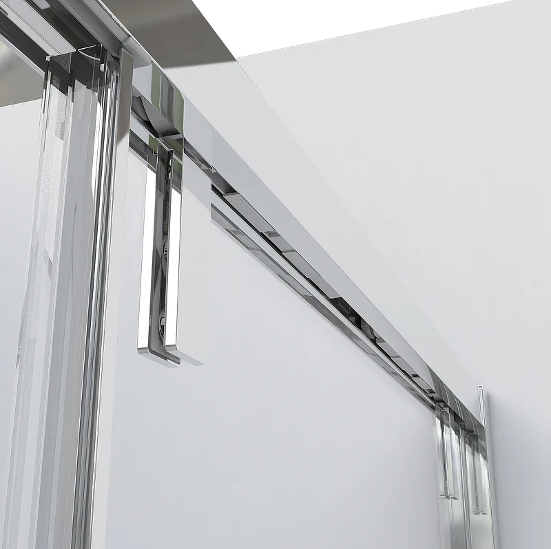 Душевая дверь Vincea Lugano 130 VDS-1L130CLGM-1 профиль Вороненая сталь стекло прозрачное