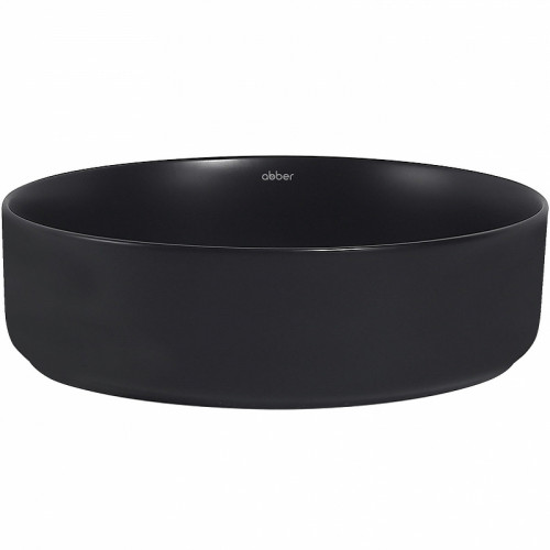Раковина-чаша Abber Bequem 40 AC2109MB Черная матовая фаянс накладная