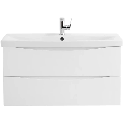 Тумба под раковину BelBagno Marino-Cer 100 MARINO-CER-1000-2C-SO-BO-P подвесная Bianco Opaco МДФ / ЛДСП