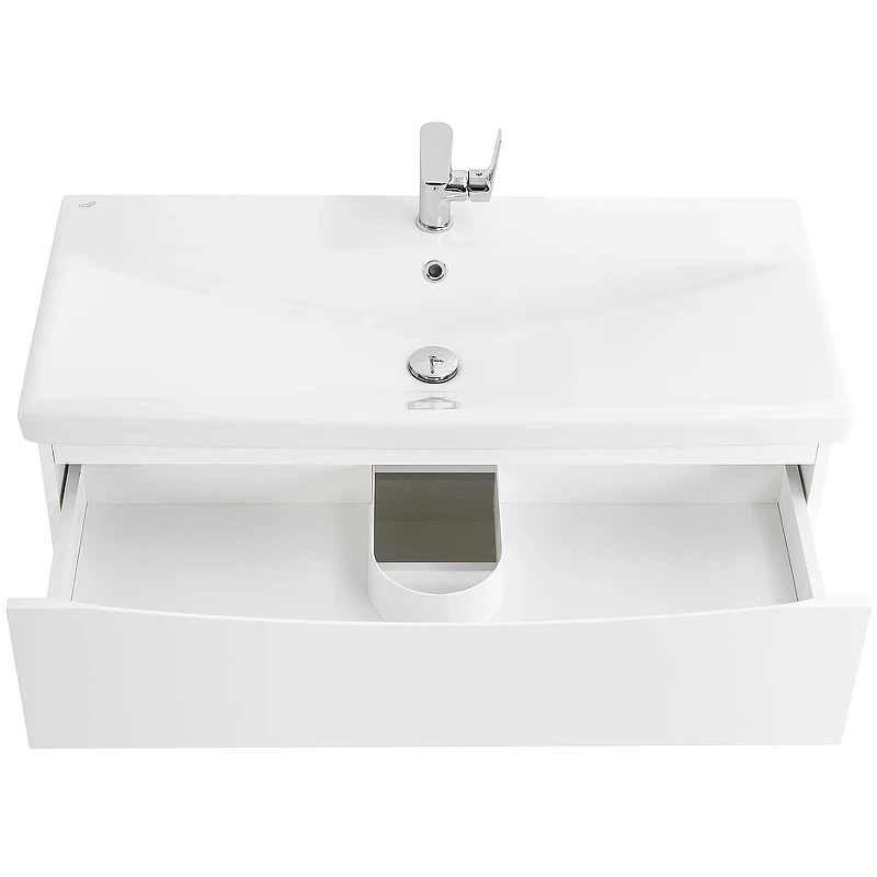 Тумба под раковину BelBagno Marino-Cer 100 MARINO-CER-1000-2C-SO-BO-P подвесная Bianco Opaco МДФ / ЛДСП