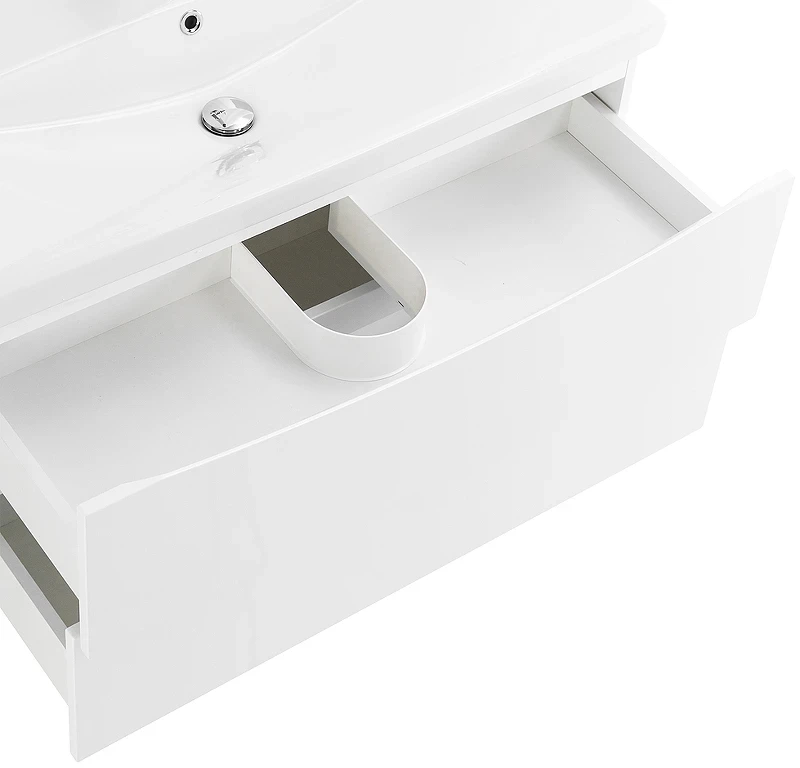Тумба под раковину BelBagno Marino-Cer 100 MARINO-CER-1000-2C-SO-BO-P подвесная Bianco Opaco МДФ / ЛДСП
