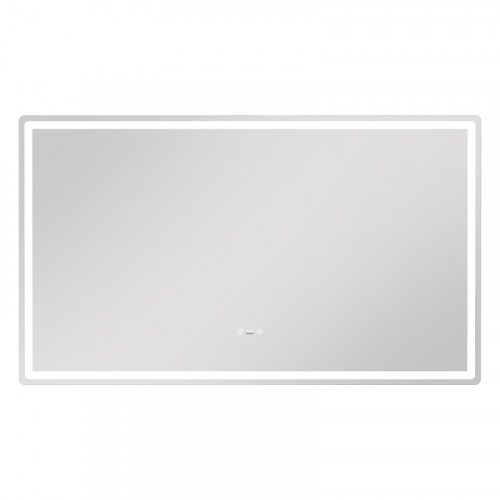 Зеркало Vigo Geometry Step 120 236 с подсветкой c сенсорным выключателем с диммером и подогревом