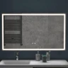 Зеркало Vigo Geometry Step 120 236 с подсветкой c сенсорным выключателем с диммером и подогревом