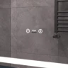Зеркало Vigo Geometry Step 120 236 с подсветкой c сенсорным выключателем с диммером и подогревом