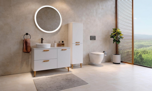 Шкаф пенал Creavit Patara 40 PT2147.01.MBY цвет Белый