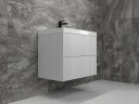 Тумба под раковину Style Line Стокгольм 70 ЛС-00002313 подвесная Белый рифленый софт МДФ / ЛДСП