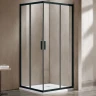 Душевой уголок Vincea Garda VSS-1G900CLB 90x90 профиль Черный стекло прозрачное