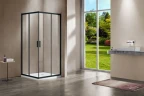 Душевой уголок Vincea Garda VSS-1G900CLB 90x90 профиль Черный стекло прозрачное