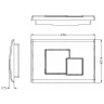 Комплект унитаза с инсталляцией WeltWasser MARBERG 507 + GELBACH 043 GL-WT + MAR 507 SE CR 10000011881 цвет Белый глянцевый с сиденьем Микролифт и клавишей смыва цвет Хром